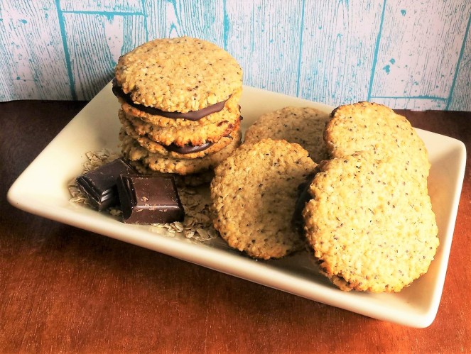 Biscuits fourrés au chocolat #vegan #biscuits #végétalien